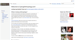 Desktop Screenshot of cyborganthropology.com